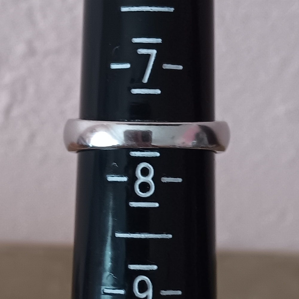 FAS Stamped Silver Tone Ring - Picture 7 of 10